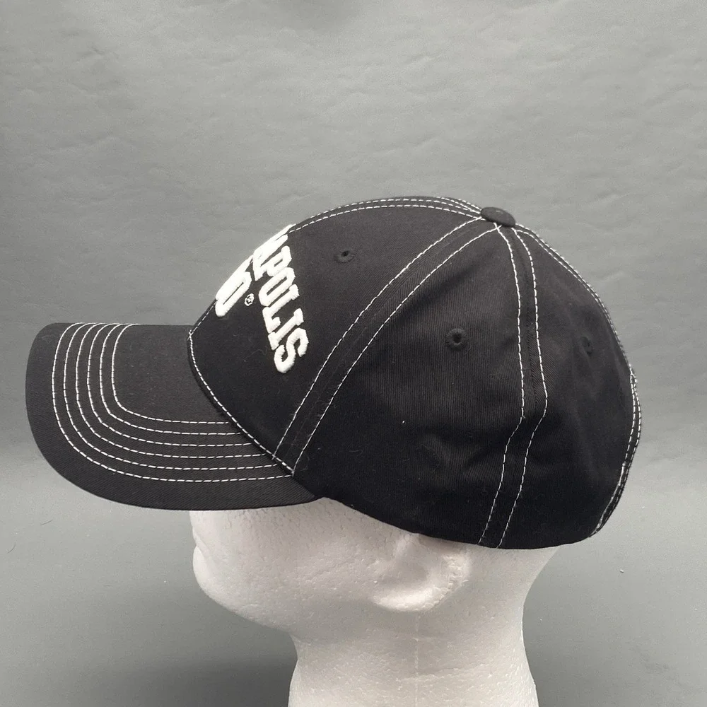 2012 Indianapolis 500 Indy 500 Hat‎ Black White Contrast Stitch Racing Cap
